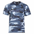 MIL-TEC Tarn T-Shirt Army Shirt Tarn-Shirt blue camo T-Shirt shortsleeve