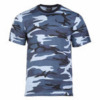 MIL-TEC Tarn T-Shirt Army Shirt Tarn-Shirt blue camo T-Shirt shortsleeve