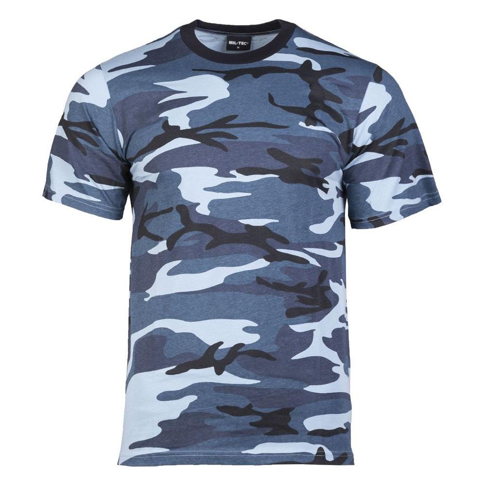 MIL-TEC Tarn T-Shirt Army Shirt Tarn-Shirt blue camo T-Shirt shortsleeve