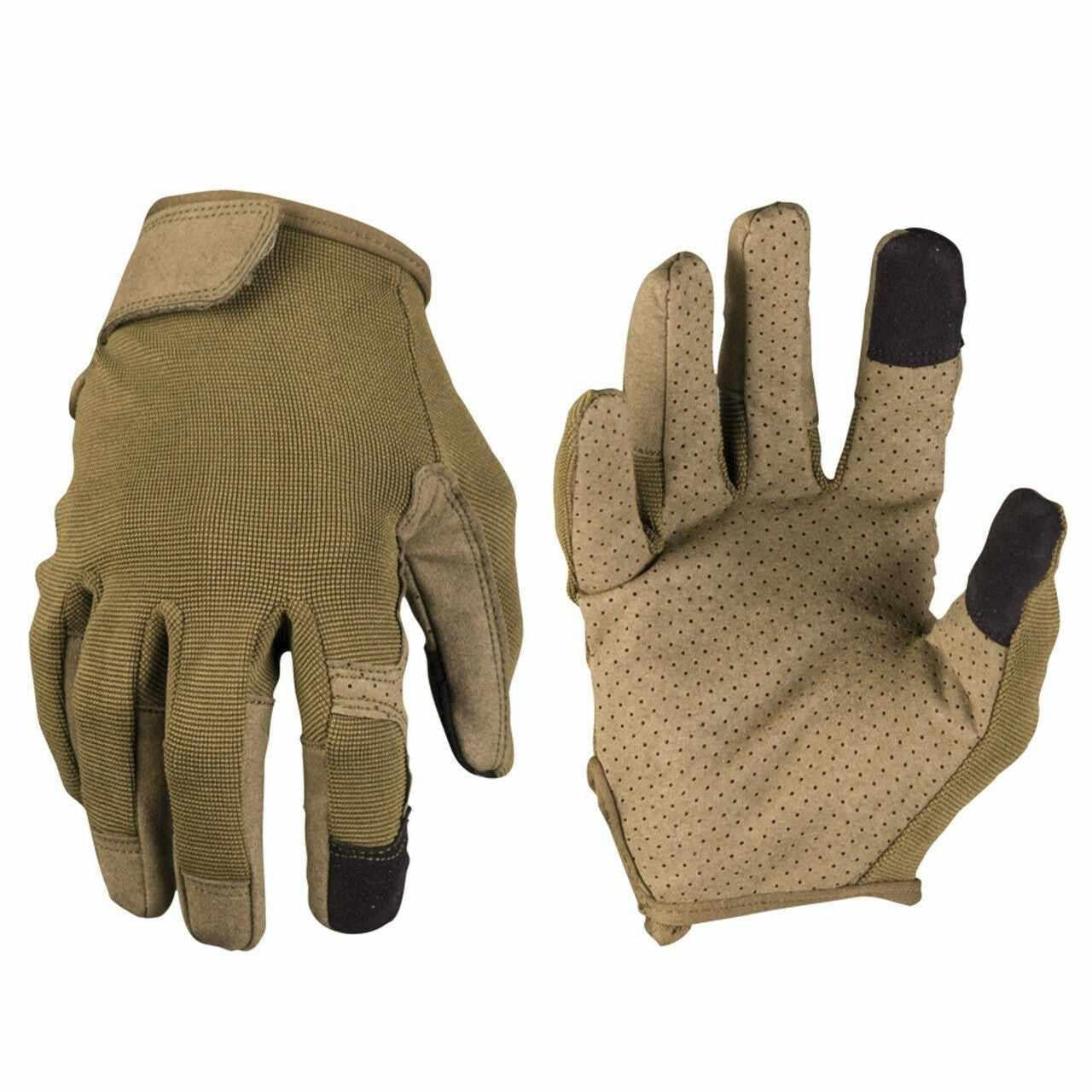 handschuhe olivgrün MIL-TEC Einsatzhandschuhe Touch oliv – leicht & funktional – Grewe-Shop