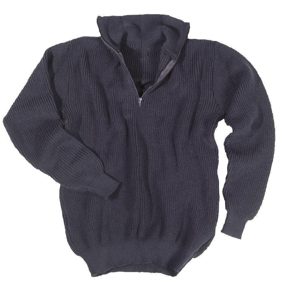 MIL-TEC Troyer Pullover PAN dunkelblau Arbeitspullover Seemannspullover Pulli