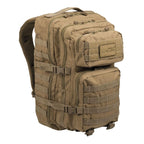 Vorderansicht des MIL-TEC US Assault Pack Large in Coyote