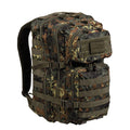 MIL-TEC Assault Pack large in Flecktarn mit Fronttaschen und Molle-Schlaufen