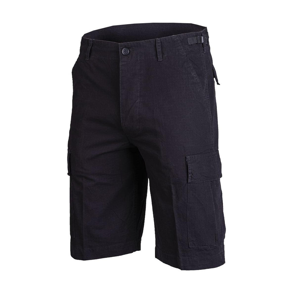 Mil-TEC Bermuda R/S cotton schwarz prewash Hose Military Shorts Bermudas
