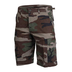 Mil-TEC Bermuda R/S cotton woodland prewash Tarnhose Military Shorts Bermudas