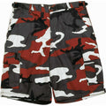 Mil-TEC Bermuda T/C red camo kurze Hose Military Shorts Bermudas Tarnhose