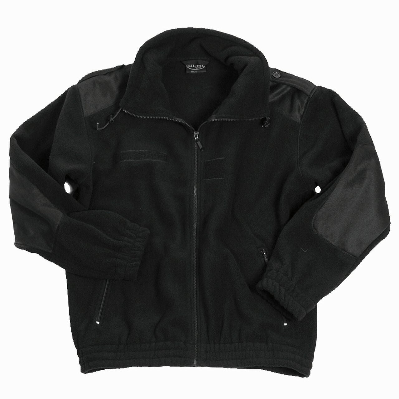 Mil-TEC Fleece Jacke franz. Kälteschutzjacke schwarz Fleecejacke
