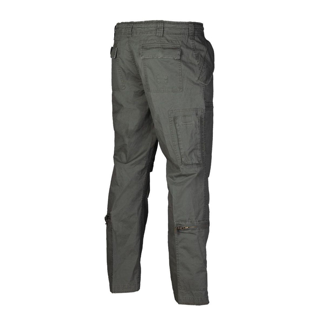 Mil-TEC Fliegerhose Cotton Vintage "Straight Cut" oliv Army Cargo Hose