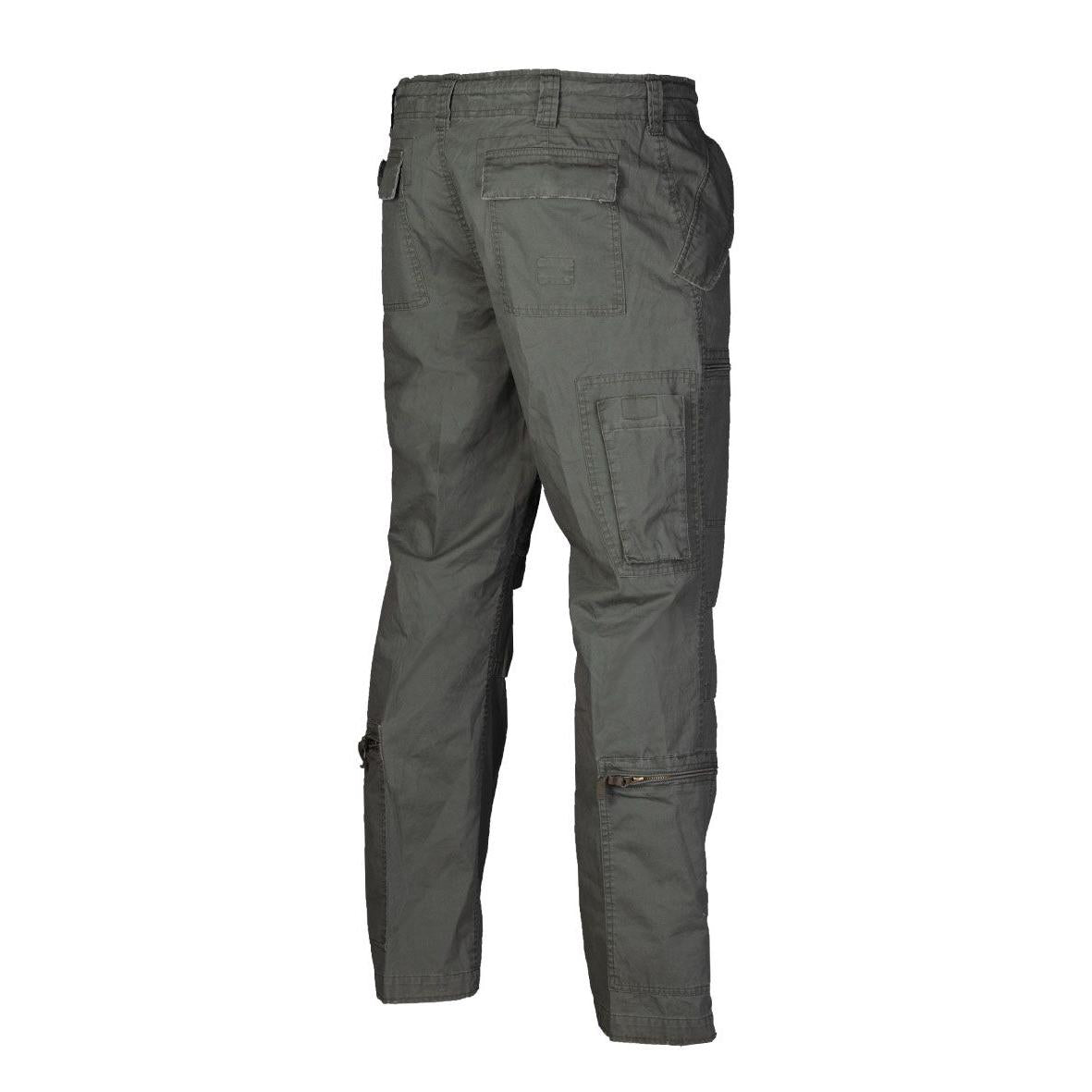 Mil-TEC Fliegerhose Cotton Vintage "Straight Cut" oliv Army Cargo Hose
