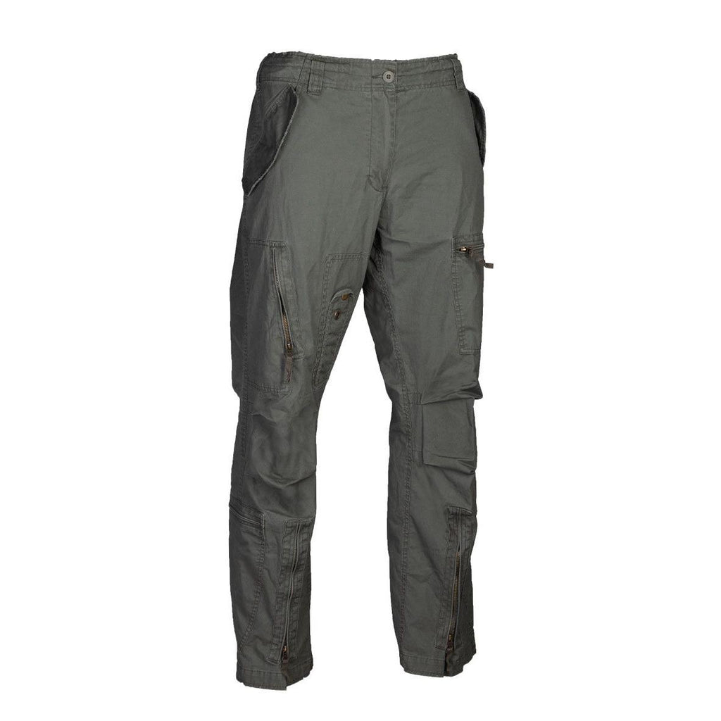 Mil-TEC Fliegerhose Cotton Vintage "Straight Cut" oliv Army Cargo Hose