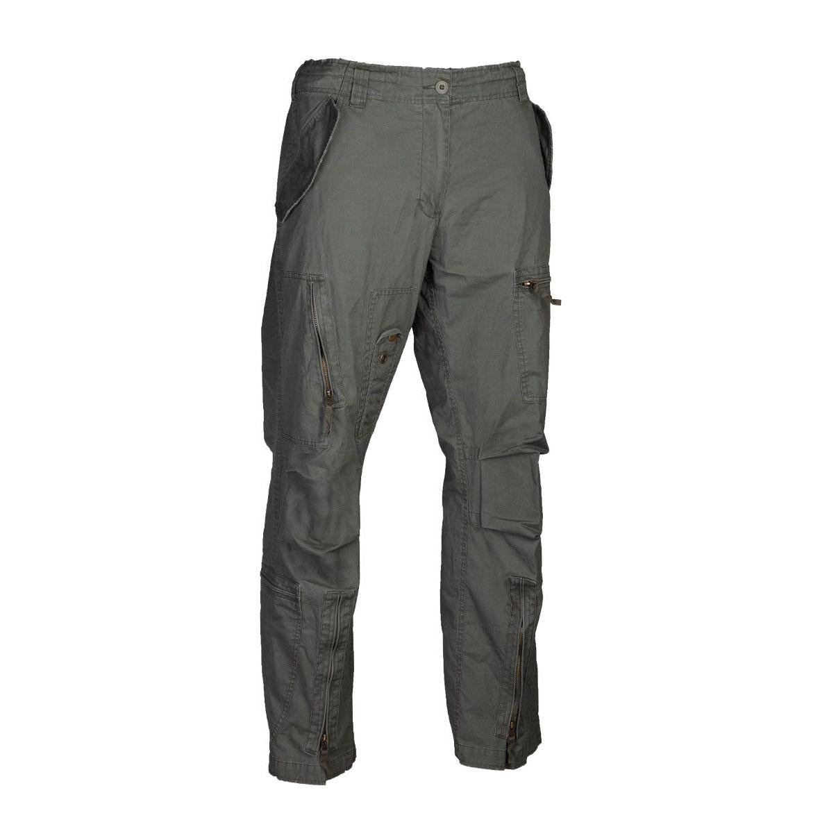 Mil-TEC Fliegerhose Cotton Vintage "Straight Cut" oliv Army Cargo Hose