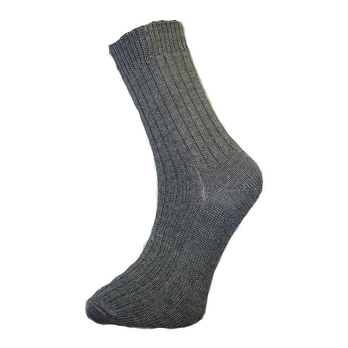 Nordpol Herren Strümpfe Schafwollsocke Superwash grau kurze Arbeitssocken