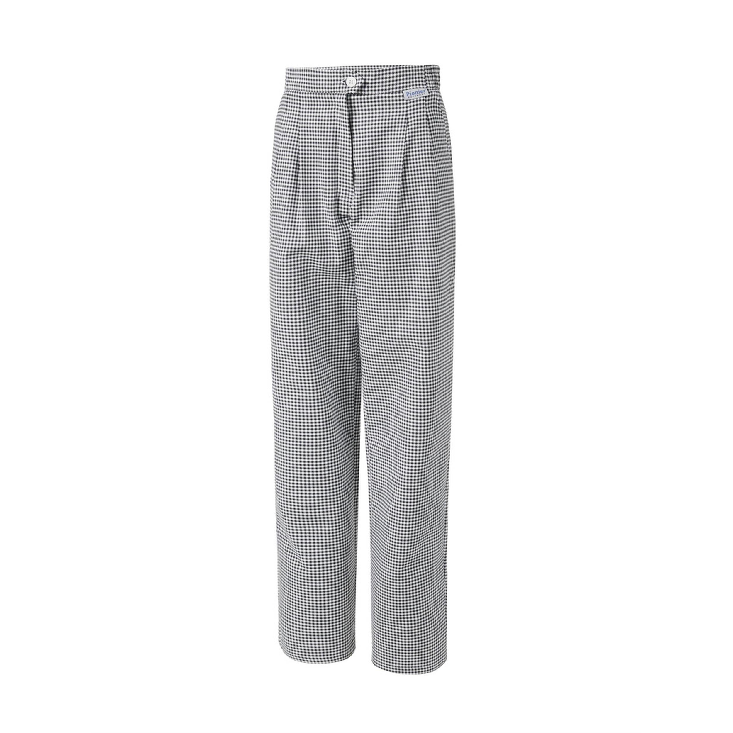 Pionier Bäckerhose Kochhose Pepita Damen W4 38025 schwarz weiß peptia Damenhose