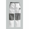 Pionier Color Wave Bundhose W0 30012 Arbeitshose Berufshose weiß / grau Malerhose