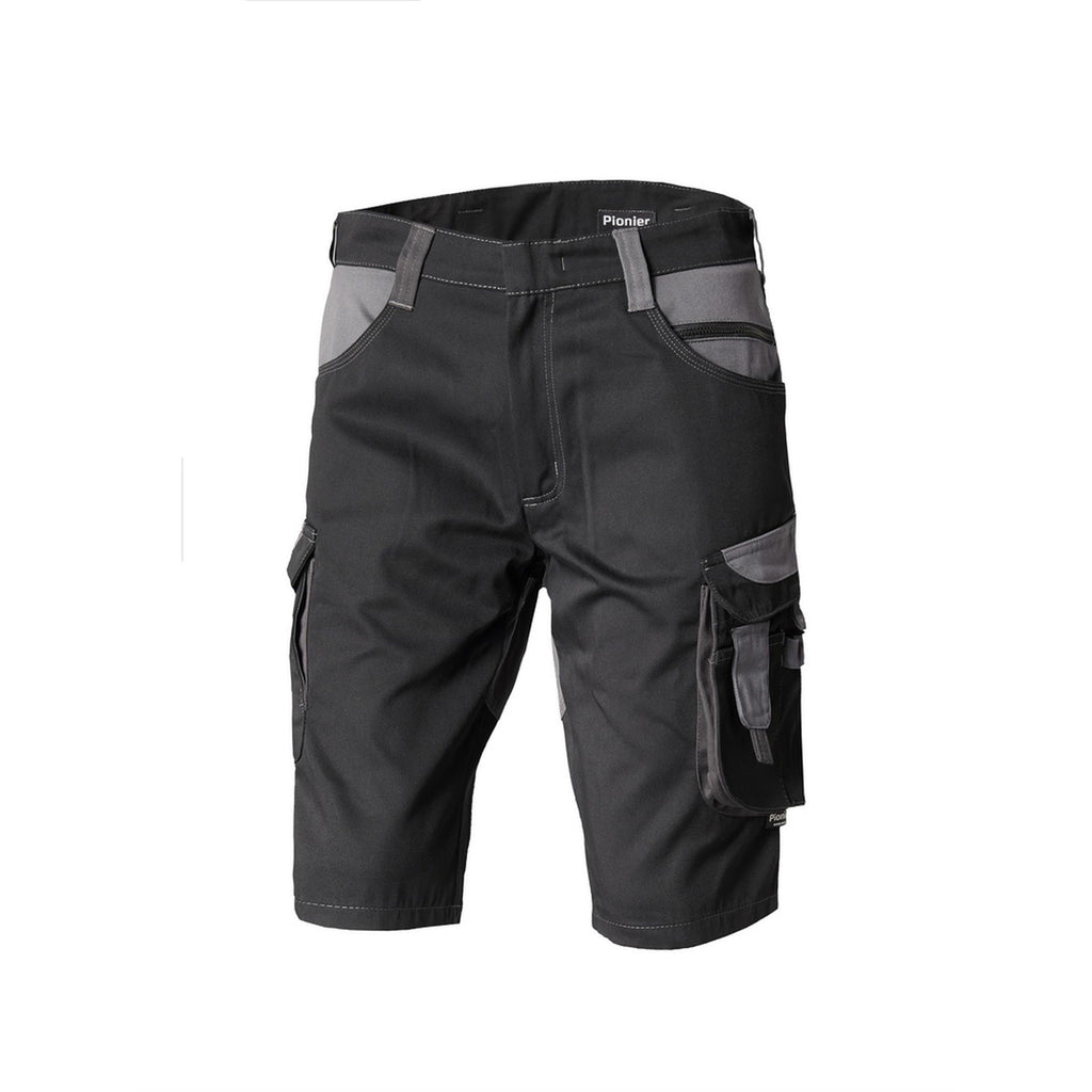 Vorderansicht TOOLS Bermuda W0 32018 in Schwarz/Dunkelgrau