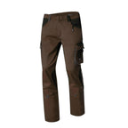 Vorderansicht Damen Bundhose W0 30003 in Braun/Schwarz