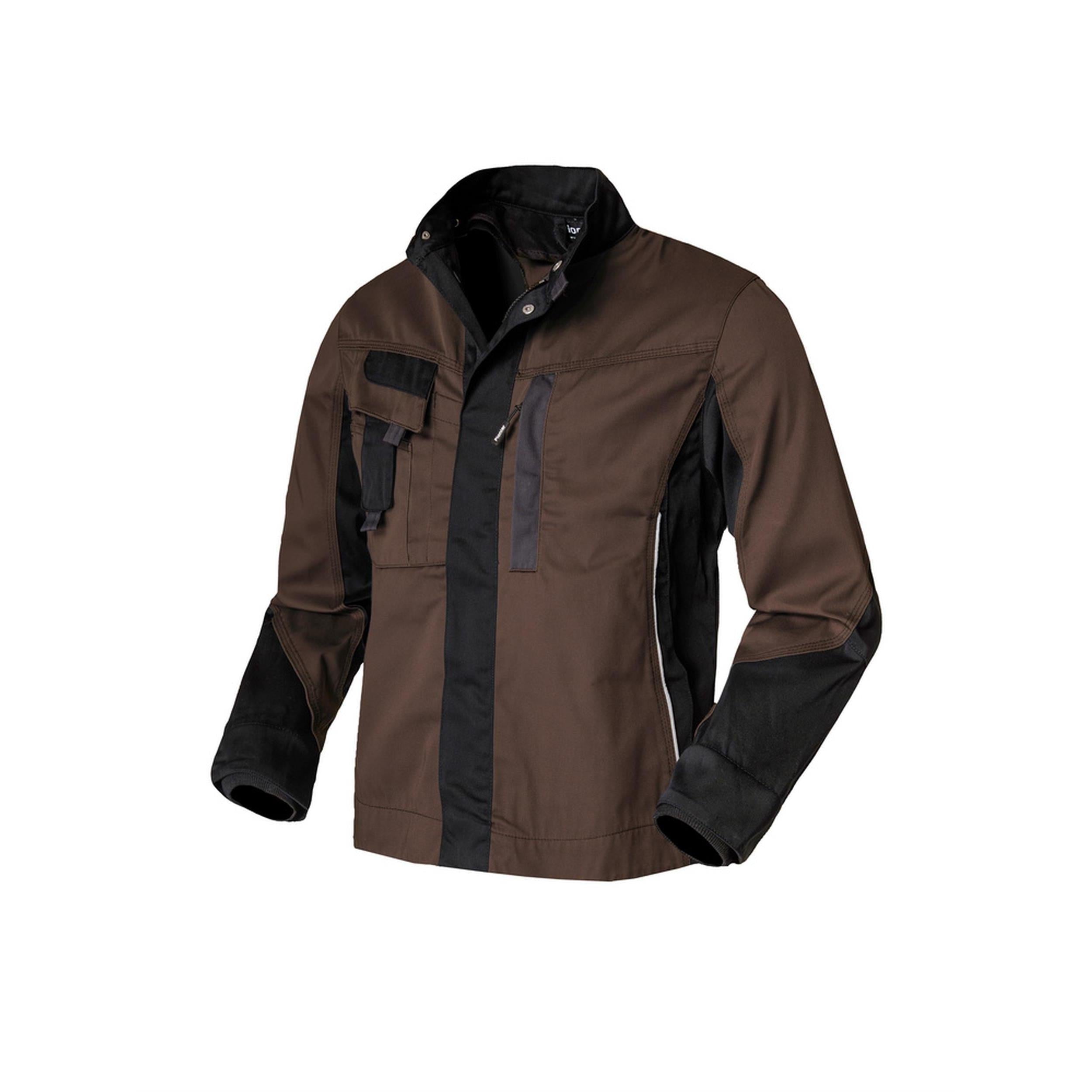 Vorderansicht Bundjacke W0 20016 in Braun/Schwarz