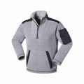 Pionier Workwear Wirkflor Troyer W0 82001 hellgrau Teddy Webpelz Pullover