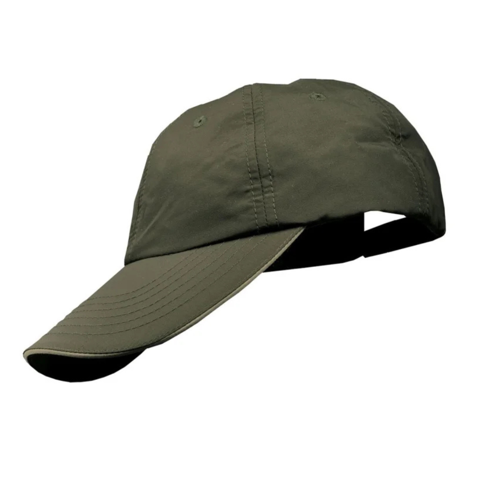 SKOGEN Baseball-Cap SUPPLEX dunkel-oliv – robuste Jagdkappe mit festem Schirm, Belüftung und verstellbarem Klettverschluss