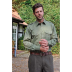 SKOGEN Hemd 1/1 Arm Herrenhemd HUNTER Jagdhemd Forsthemd schilf