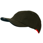 SKOGEN Wendecap CANVAS mit LED oliv / orange Signalcap