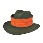 SKOGEN Wollhut Rollhut Hut Jagdhut Lodenhut Leuchtgarnitur