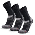 VIVAYO Merino-Trekkingsocken im 3er Pack – ergonomisch geformt, mit Polsterung und verstärktem Zehenbereich