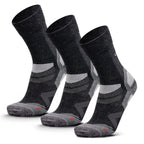 VIVAYO Merino-Trekkingsocken im 3er Pack – ergonomisch geformt, mit Polsterung und verstärktem Zehenbereich