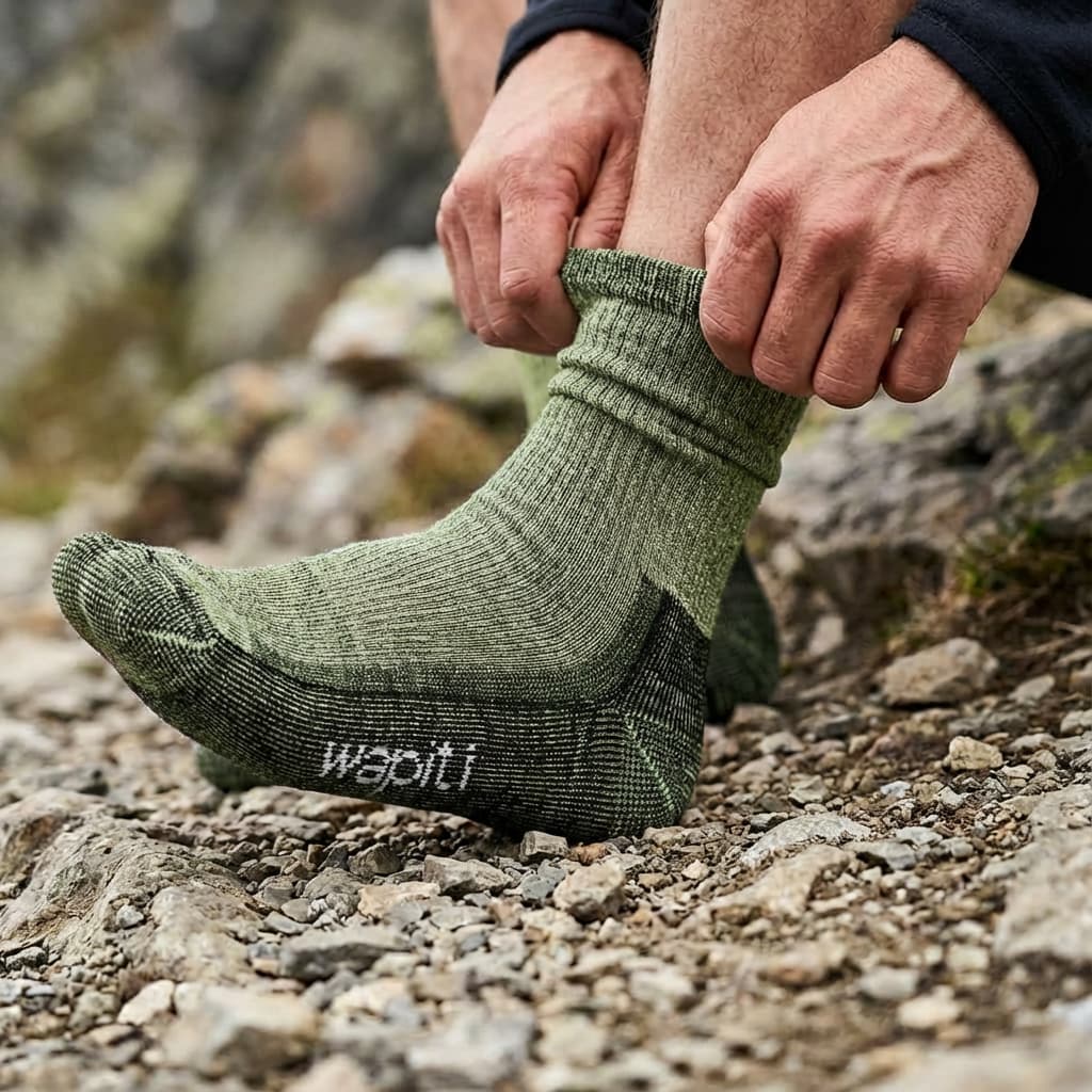 wapiti® TREK S07 Merino Heavy 4570 PROFESSIONAL Wandersocke Trekkingsocke