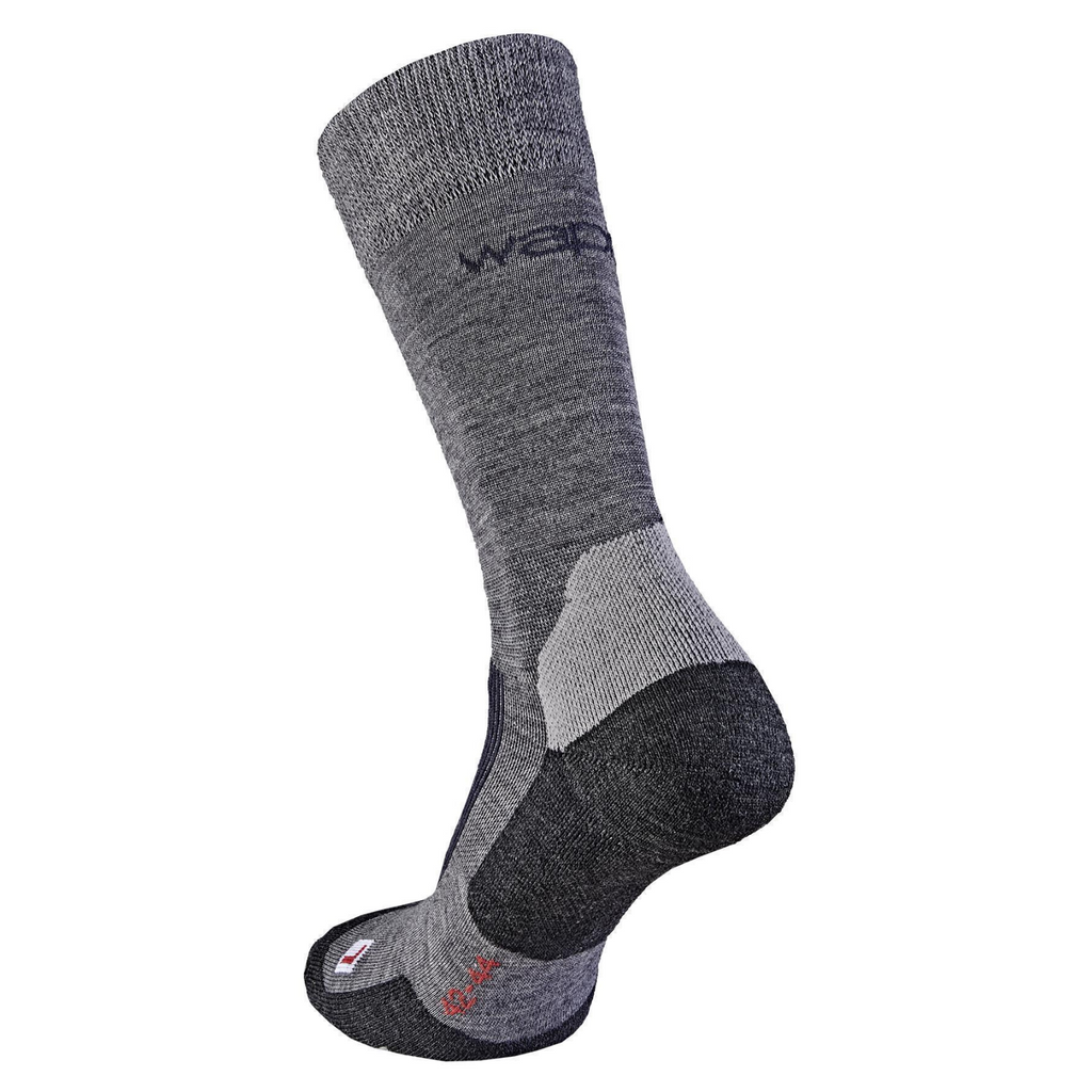 wapiti TREK S02 Merino All Season 4530 grau Socke Trekkingsocke