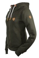 HUBERTUS Ladies Fashion RV Hoody Women oliv Damen Kapuzenjacke Sweatjacke M