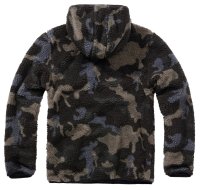 Brandit Teddyfleece Worker Pullover 5023  darkcamo Herren Winter Hoodie