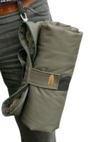 HUBERTUS Outdoor ISO Hundebett 100x70cm oliv Thermo Unterlage